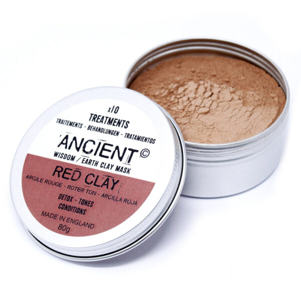 Masque Visage Argile Rouge 100g- Vendu par 1