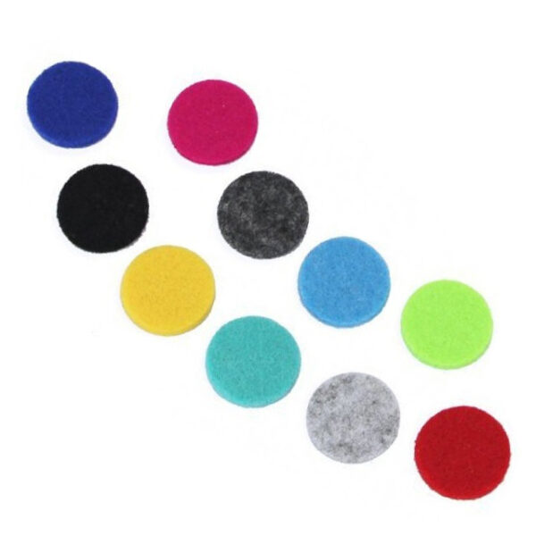 Bijoux d'aromathérapie - Paquets de rechange de tampons de 20 mm- Vendu par 10