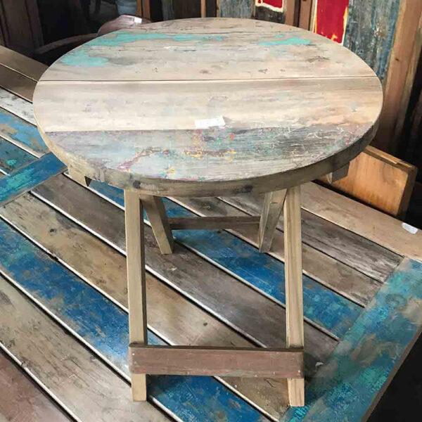 Table Basse Pliante Ronde - 50x50cm- Vendu par 1 – Image 2
