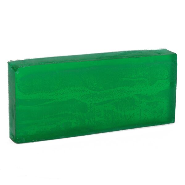 Menthe poivrée - Teinte Verte - Tranche de Savon aux HE 100g environ- Vendu par 1