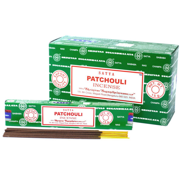 Encens Satya 15g - Patchouli- Vendu par 1 – Image 2