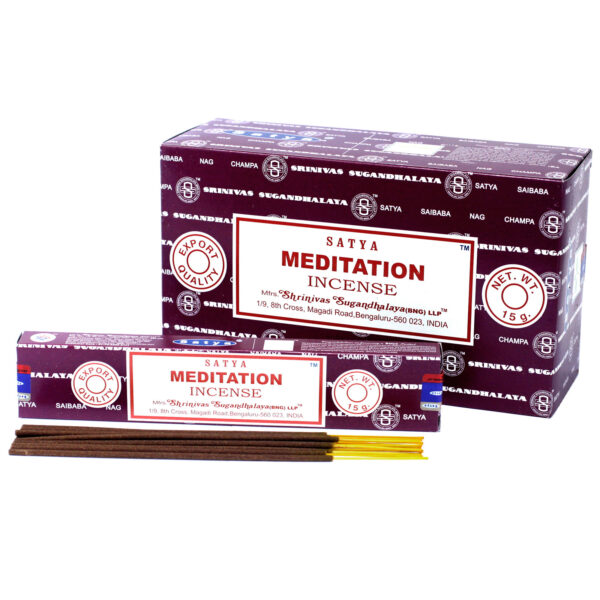 Encens Satya 15g - Méditation- Vendu par 1 – Image 2