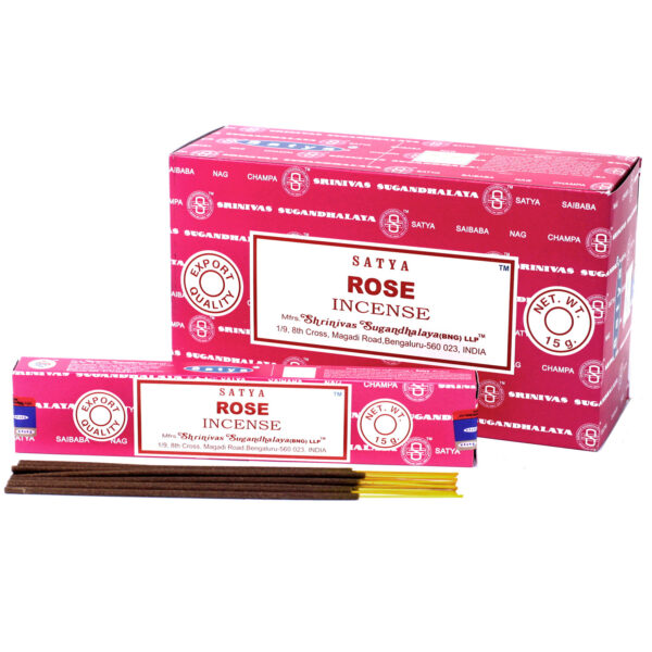 Encens Satya 15g - Rose- Vendu par 1 – Image 2