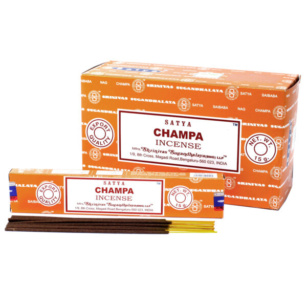 Encens Satya 15g - Champa- Vendu par 1 – Image 2