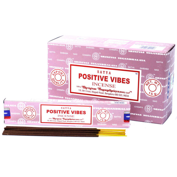 Encens Satya 15g - Vibrations Positives- Vendu par 1 – Image 2