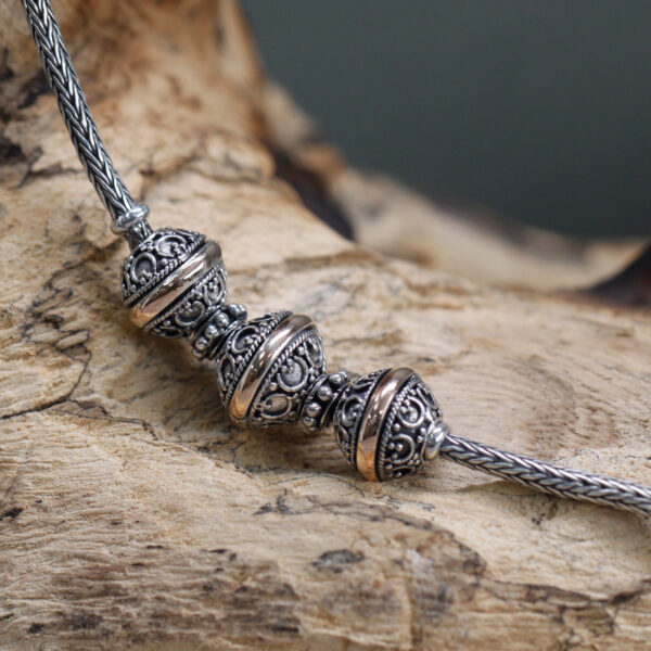 Collier Argent & Or -Tri- Vendu par 1 – Image 2