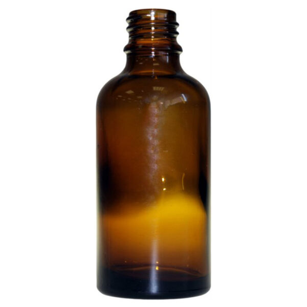Bouteilles ambrées de 50 ml- Vendu par 1