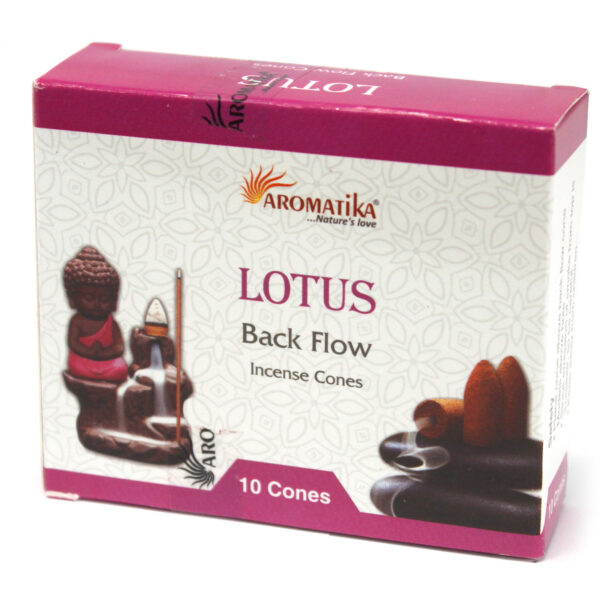 Cônes d'encens à reflux Aromatica - Lotus- Vendu par 1