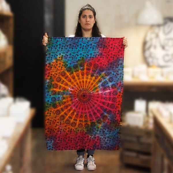 Décoration murale en coton - Mandala rond- Vendu par 1 – Image 2