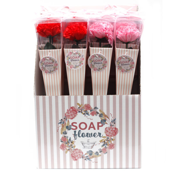 Fleur de savon prête à vendre - Oeillet moyen- Vendu par 1 – Image 3