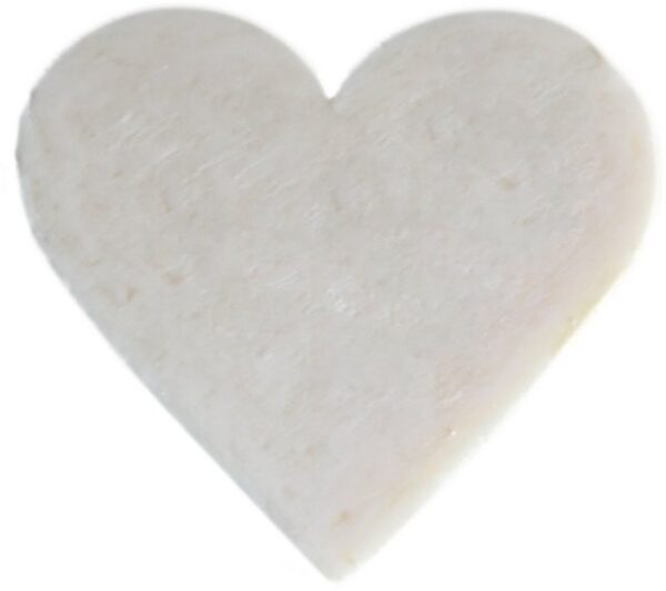 Savons Invitations Coeur - Noix de Coco- Vendu par 10