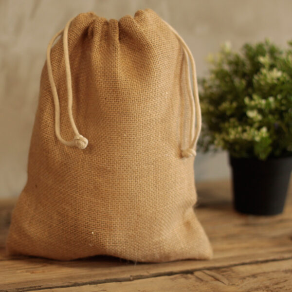 Sac de jute moyen - 240x300mm- Vendu par 1 – Image 3