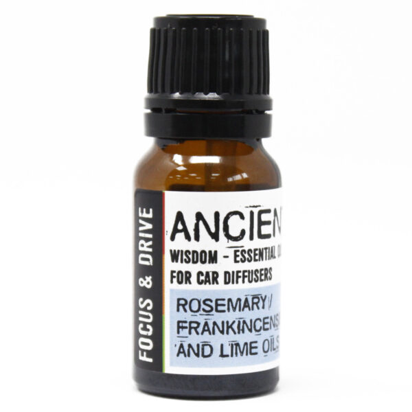 Mélange d'aromathérapie pour voiture 10 ml - Focus & Drive- Vendu par 1