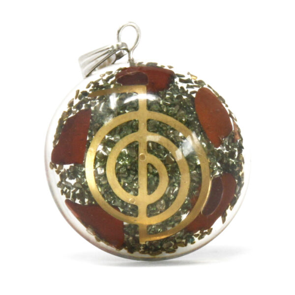 Pendentif de puissance orgonite - Dôme de puissance symbolique- Vendu par 1