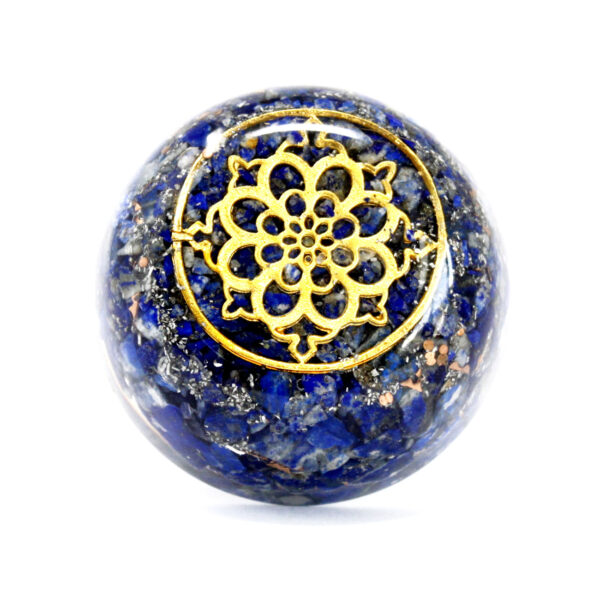 Blocs d'alimentation de bureau Orgonite - Dôme Lapis- Vendu par 1 – Image 2