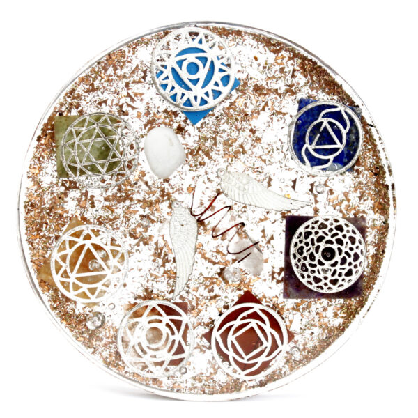 Blocs d'alimentation de bureau en orgonite - Chakra de l'ange - Lrg- Vendu par 1 – Image 2