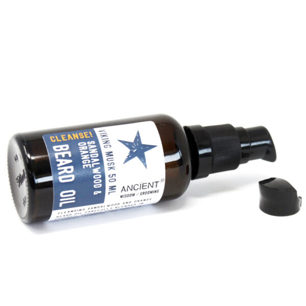 Huile à barbe 50 ml - Viking Musk - Nettoyer !- Vendu par 1 – Image 2