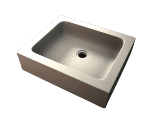 Evier en pierre Borie 1 bac - 77 x 47 x 15 - Comblanchien Clair Adouci - COMPTOIR DES PIERRES