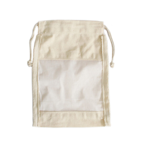 Pochette à Fenêtre en Coton Med - 21x15cm- Vendu par 1