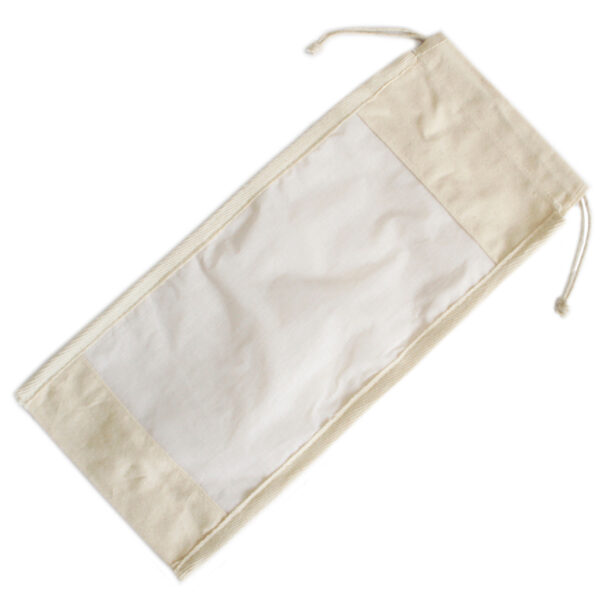 Pochette Longue à Fenêtre en Coton - 35x15cm- Vendu par 1