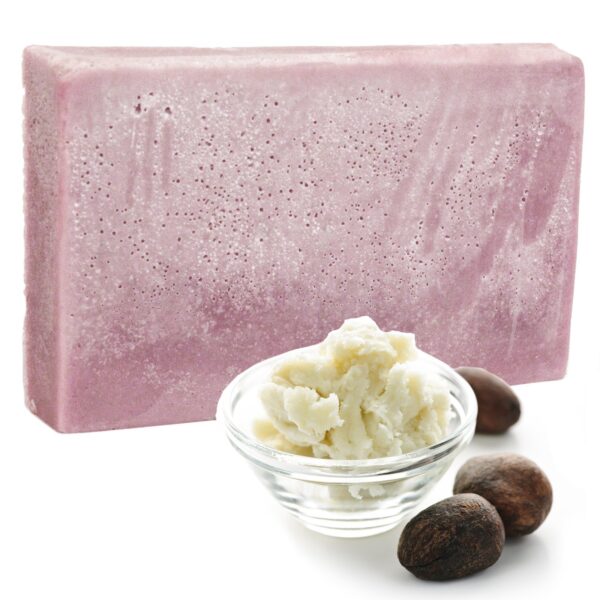 Tranche de savon de luxe double beurre - Huiles florales- Vendu par 1