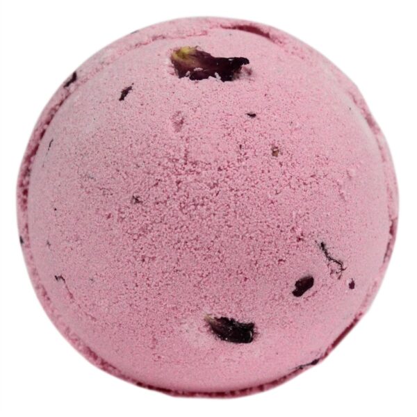 Bombe de bain rose et pétales- Vendu par 16