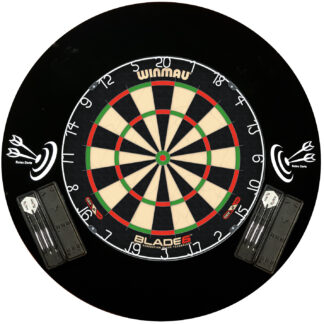 Steeldart Profi Set-Scheibe Blade 6 + 2 Satz Pfeile + Catchring