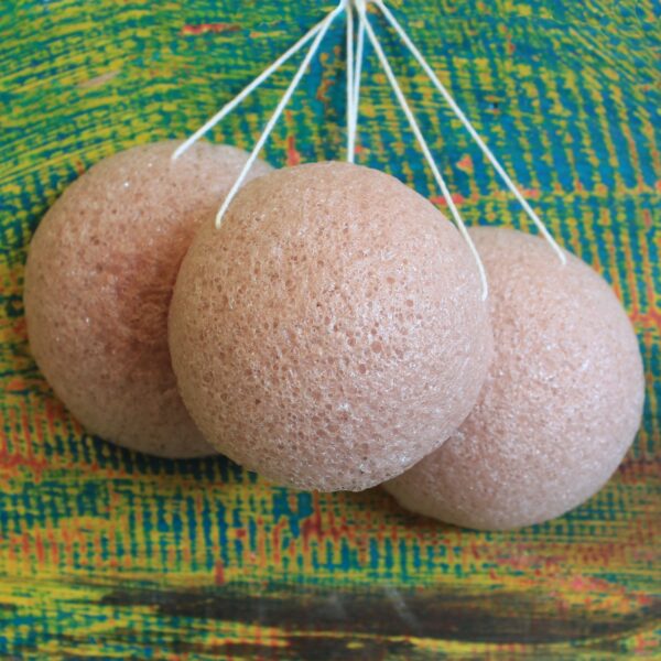 Éponge Konjac - Rose- Vendu par 1 – Image 2