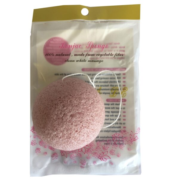 Éponge Konjac - Rose- Vendu par 1 – Image 3