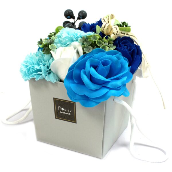 Bouquet de Fleurs de Savon - Mariage Bleu- Vendu par 1