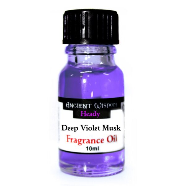 10 ml d'huile parfumée à la violette profonde et au musc- Vendu par 1