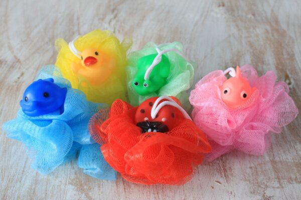 Squeaky Toy Scrunchies 5 asst (tube d'affichage) - 30 g- Vendu par 1