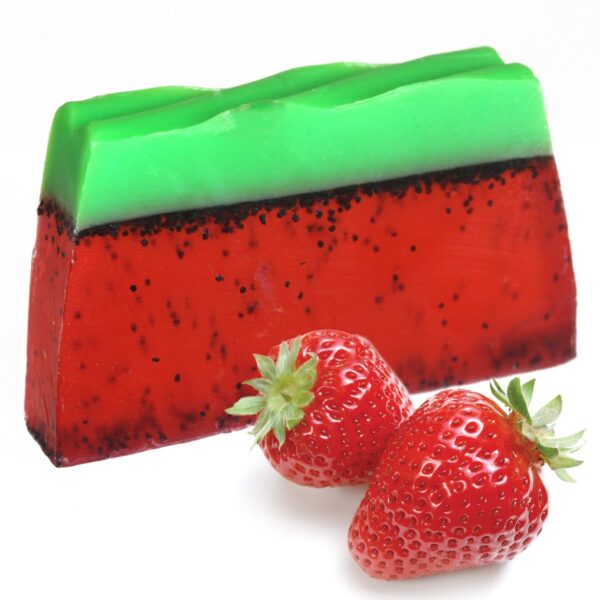 Tranche de Savon Paradis Tropical - Fraise- Vendu par 1