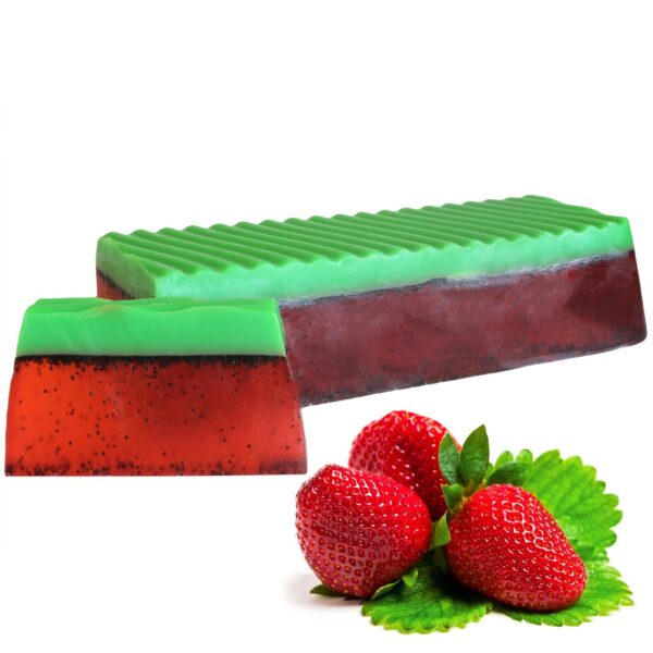 Tranche de Savon Paradis Tropical - Fraise- Vendu par 1 – Image 2
