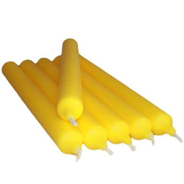 Bougies de dîner jaune agrumes en vrac (100)- Vendu par 5