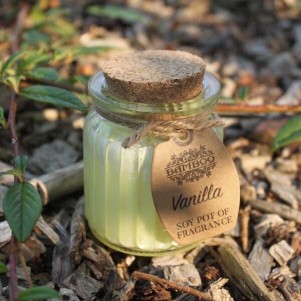 Pot de bougie parfumée vanille soja- Vendu par 1 – Image 3