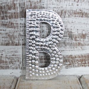 Lettres Sm Arty en aluminium - B- Vendu par 1