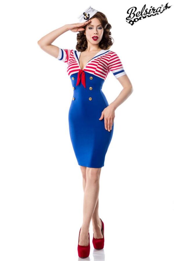 Robe Marine - bleu/rouge/blanc - S-Belsira