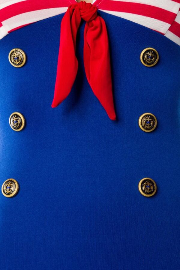 Robe Marine - bleu/rouge/blanc - S-Belsira – Image 4