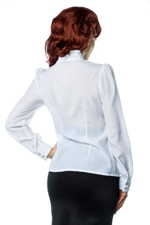 Blouse Quilling - blanc - XS-Belsira – Image 4