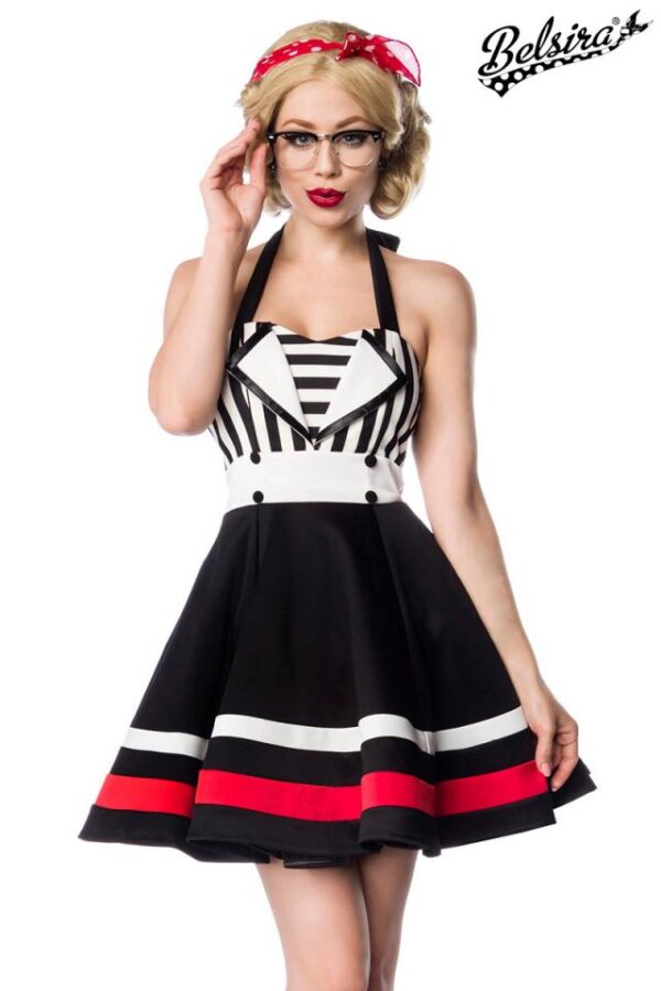 Robe tour de cou - noir/blanc - 2XL-Belsira