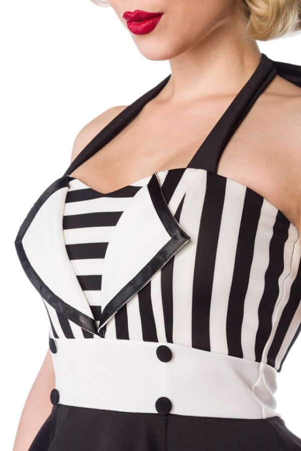 Robe tour de cou - noir/blanc - 2XL-Belsira – Image 4