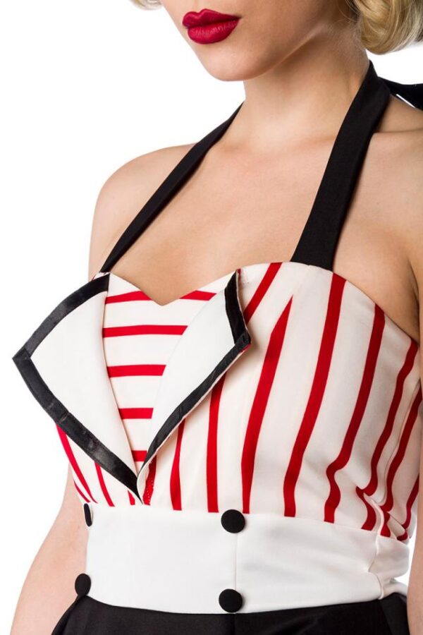 Robe tour de cou - noir/rouge/blanc - M-Belsira – Image 4