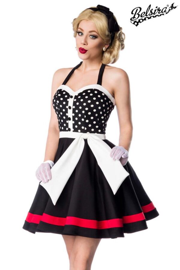 Robe tour de cou - noir/blanc/rouge - 2XL-Belsira