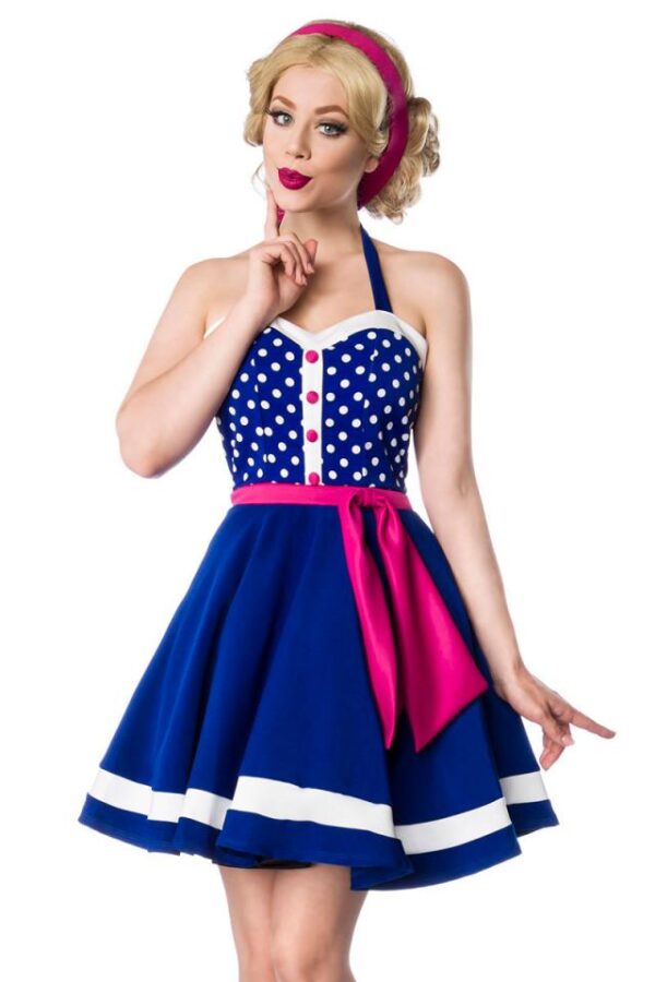 Robe tour de cou - bleu/rose/blanc - XL-Belsira – Image 2