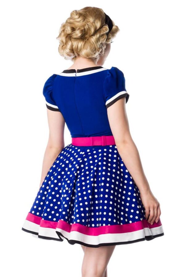 Robe avec Ceinture - bleu/rose/blanc - 2XL-Belsira – Image 3