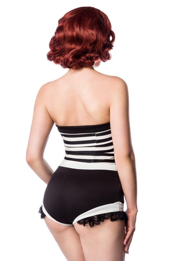 Body avec Quilling - noir/blanc - XS-Belsira – Image 3