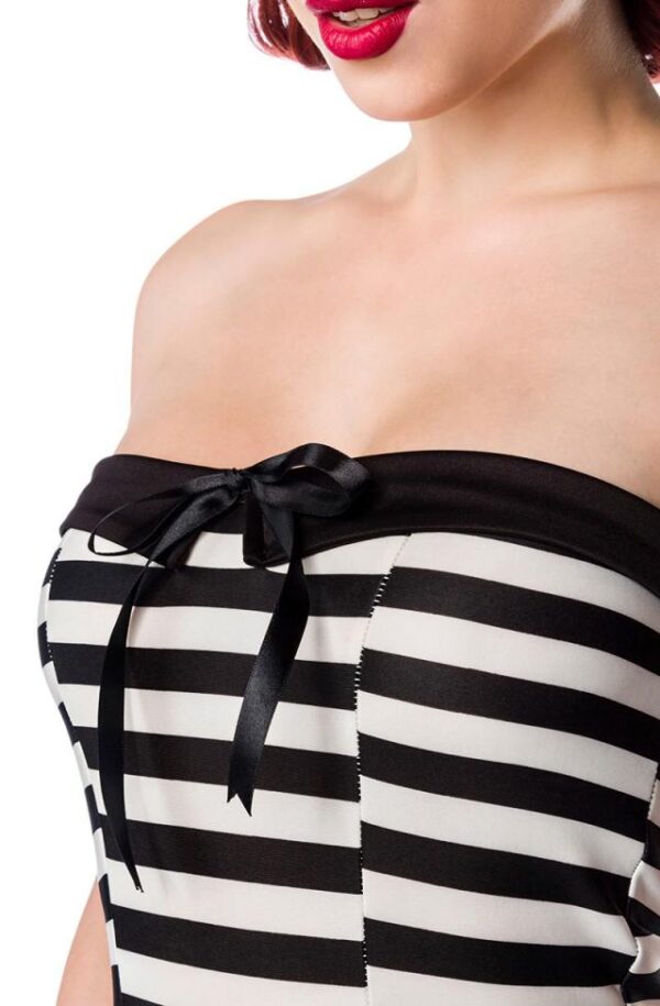 Body avec Quilling - noir/blanc - XS-Belsira – Image 4