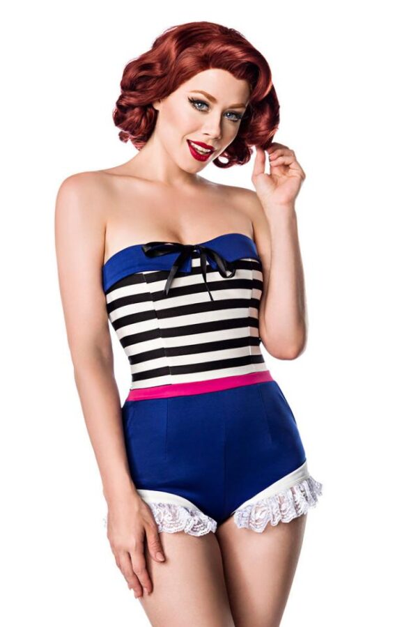 Body avec Quilling - bleu/rose/blanc - XL-Belsira – Image 3