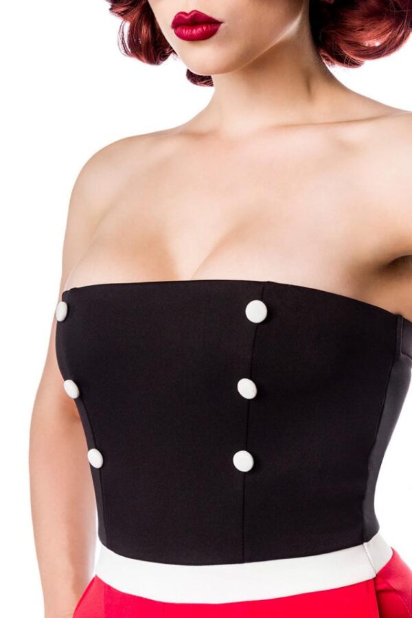 Body Jersey - noir/rouge/blanc - M-Belsira – Image 4